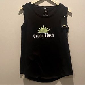 2/$35 Green Flash Brewery Women’s Sleeveless Tee T-shirt Medium M NEW NWT